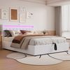 MODFU Polsterbett hydraulisches Bett mit Hebemechanismus (mit Stauraum, LED-Ambientelicht, USB & Typ-C Anschluss, 160x200 cm), ohne Matratze Bild 4