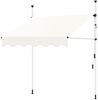 Klemmmarkise Balkon Markise Sonnenschutz Terasse Fenstermarkise Balkonmarkise Sonnensegel Windschutz Balkon Rollo - 300 x 120 cm - Grau Bild 2