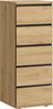 Kühlschrankumbauschrank Rimini 60x207cm matt Farbe: RAL 6025 farngrün matt / lava RI-D14/DL/60/207 Bild 3