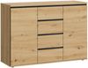 Kühlschrankumbauschrank Rimini 60x207cm matt Farbe: RAL 6025 farngrün matt / lava RI-D14/DL/60/207 Bild 2