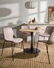 Esszimmerstuhl 4er Set TILLER Stoff Beige Bild 3