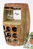DanDiBo Weinregal Holz Weinfass Braun 70 cm 1681 Bar Flaschenregal Flaschenständer Fass Holzfass Bild 2