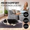 Lumaland Hundebett Indoor Cord M 90x65x18cm grau vakuumiert Bild 3