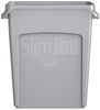 Rubbermaid Mülleimer Slim Jim 60 L Grau 445370 Bild 3