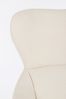 Drehsessel Yelia aus Stoff, modernes Design, creme, gepolstert mit Armlehnen, drehbar Bild 5
