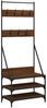 vidaXL Kleiderständer mit Schuhablage Braun Eichen-Optik 70x40x184 cm 837846 Bild 2