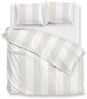 Zo! Home Mako-Satin Bettwäsche 155x220 Tratti di Satinado Forest Sand Streifen Bild 2
