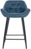 CLP Barhocker Gibson,blau Stoff Bild 2