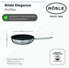 RÖSLE ELEGANCE Bratpfanne, Hochwertige Universalpfanne mit Antihaftversieglung ProPlex, 24 cm, Edelstahl 18/10, induktionsgeeignet, spülmaschinengeeignet, 44 x 26 x 6 cm Bild 3