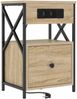 vidaXL Nachttisch 2 pcs Sonoma-Eiche 40 x 31 x 60 cm Holzwerkstoff 859493 Bild 5