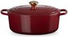 Le Creuset Bräter 'Signature' , Gusseisen , Oval, für alle Herdarten und Induktion geeignet, Rhône, 31,0 cm Bild 4