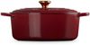 Le Creuset Bräter 'Signature' , Gusseisen , Oval, für alle Herdarten und Induktion geeignet, Rhône, 31,0 cm Bild 2