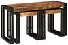 vidaXL Nestingtisch 3 pcs Massives Recyclingholz und Metall 4104732 Bild 2