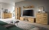 xonox. home Wohnen Jam X8BM9T01 Sideboard Schrank Lowboard Wohnzimmerschrank in Wotan Eiche Melamin, ca. B/H/T: 125 x 80 x 35 cm Bild 5