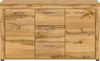 xonox. home Wohnen Jam X8BM9T01 Sideboard Schrank Lowboard Wohnzimmerschrank in Wotan Eiche Melamin, ca. B/H/T: 125 x 80 x 35 cm Bild 2