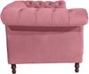 Chesterfield Sofa 3-Sitzer Kaylin Samtvelours rosé Bild 3