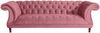 Chesterfield Sofa 3-Sitzer Kaylin Samtvelours rosé Bild 2