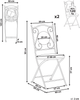 Gartenstuhl 2er Set CASARIO Metall Schwarz Bild 2