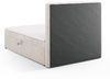 Micadoni Boxspringbett Kelp Strukturierter Stoff Grau Beige Melange 140x200 Bild 5