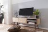 HiFi Lowboard SIKAR Mango Massivholz Landhaus TV Kommode 145 x 47 x 35 cm, Fernsehschrank Unterschrank mit 2 Türen, Fernsehtisch Ablagefach, Fernsehkommode TV Möbel, TV-Board Wohnzimmer Bild 3