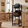 CLP Getränkekistenständer Stack aus Metall freistehend robust stabil,schwarz 116x47x31 cm Bild 3