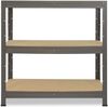 shelfplaza PRO 90x70x60 cm Schwerlastregal in grau mit 3 Böden und 200 kg Traglast pro Boden Bild 4