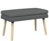vidaXL Doppellagige Bank Dunkelgrau 80 x 40 x 47 cm Stoff 42038432 Bild 2