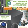 KESSER® Sonnenschirm Ampelschirm SUN XL 300 x 300 cm Inkl. Abdeckung +Windsicherung Drehbar Neigbar Kippbar Marktschirm Groß 360° Rotation, Gartenschirm mit Kurbel Sonnenschutz UV50+ Anthrazit, Mit LED Bild 3