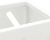 vidaXL Sonnenschirmhalter Weiß 28 x 12 x 41 cm Stahl 868535 Bild 5