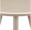 IDIMEX Beistelltisch ROSALIA, In & Outdoor Balkontisch rund mit Keramik- Platte wetterfest champagne Bild 3