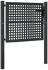 vidaXL Gartentor Anthrazit 100x75 cm Stahl 154559 Bild 2