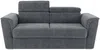 Vente-unique - RIZORA Sofa Stoff Grau - B 223 cm96 cm x H 95 cm x L 210 cm Bild 3