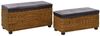 vidaXL Sitzbank-Set 2-tlg. Seegras Braun 246108 Bild 3