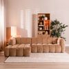 Bronx71 Ecksofa Luca Chenille peach links Bild 3