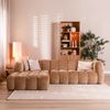 Bronx71 Ecksofa Luca Chenille peach links Bild 2