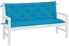vidaXL Gartenbank-Auflagen 2 Stk. Hellblau 150x50x7 cm Oxford-Gewebe 361701 Bild 4
