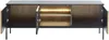 Vente-unique - OVILA TV unit Holz, PlatteGlas SchwarzBeige - B 39 cm x H 56,2 cm x L 153,4 cm Bild 5