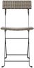 vidaXL Bistrostühle 2 Stk. Klappbar Grau Poly Rattan und Stahl 319988 Bild 4