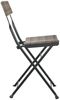 vidaXL Bistrostühle 2 Stk. Klappbar Grau Poly Rattan und Stahl 319988 Bild 5