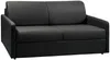 Schlafsofa 3-Sitzer CALIFE - Schwarz - Liegefläche: 140 cm - Matratzenhöhe: 22 cm Bild 2