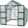 Vitavia Gewächshaus "Domus 8300", smaragd, 8,3 m²,4 mm HKP Bild 3