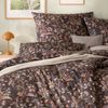 Estella Bettwäsche Jolanda 7953 310 Braun Mako Satin 155 x 220 + 80 x 80 cm Bild 5