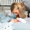 roba Babylounge 'roba Style' - Kuschelnest mit Häschen-Gesicht Benny - Wickelauflage - Türkis Bild 3