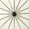 Sonnenschirm, Ampelschirm, Gartenschirm Weiß 3 m Aluminium-Mast Bild 4