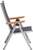 GRANADA Padded Multipositionssessel silber/ anthrazit meliert Bild 3