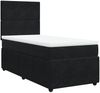 vidaXL Boxspringbett mit Matratze Schwarz 90x200 cm Samt 3294534 Bild 3