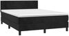 vidaXL Boxspringbett mit Matratze & LED Schwarz 140x200 cm Samt 3134287 Bild 3