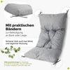 Garronda Bankauflage 100-180 cm, ca. 10 cm dick, Sitzkissen Outdoor GD-0219, (1 St), Hypoallergen, UV-beständig, Wasserbeständig Bild 3