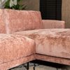 Bronx71 Ecksofa Denver Chenille pink rechts Bild 4
