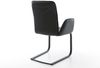 Freischwinger Vinja-Flex Echt-Leder Schwarz Freischwinger flach Schwarz Bild 5